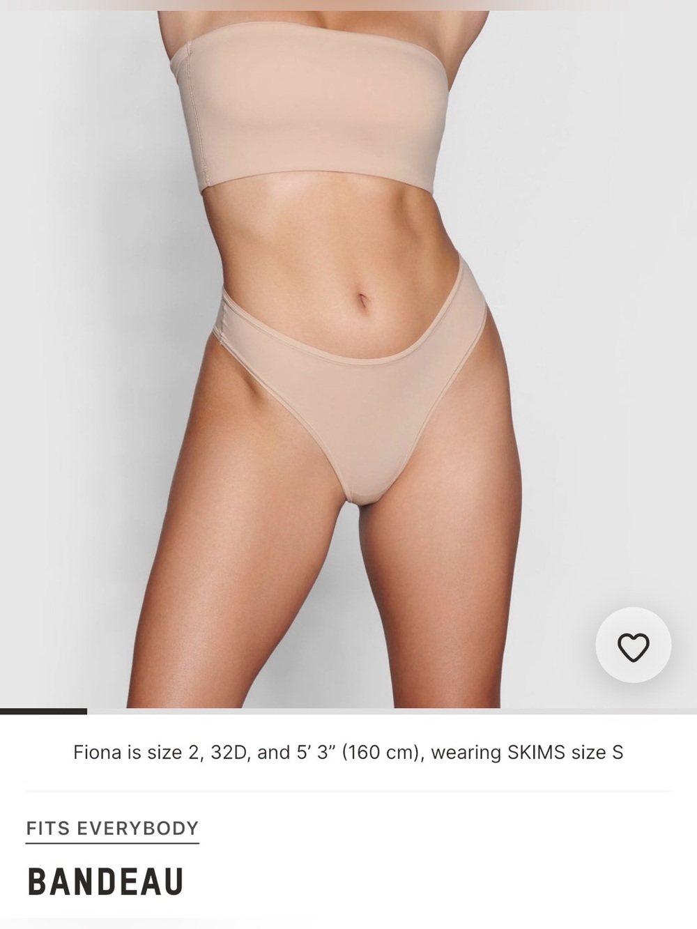 SKIMS Naked Bandeau Bra